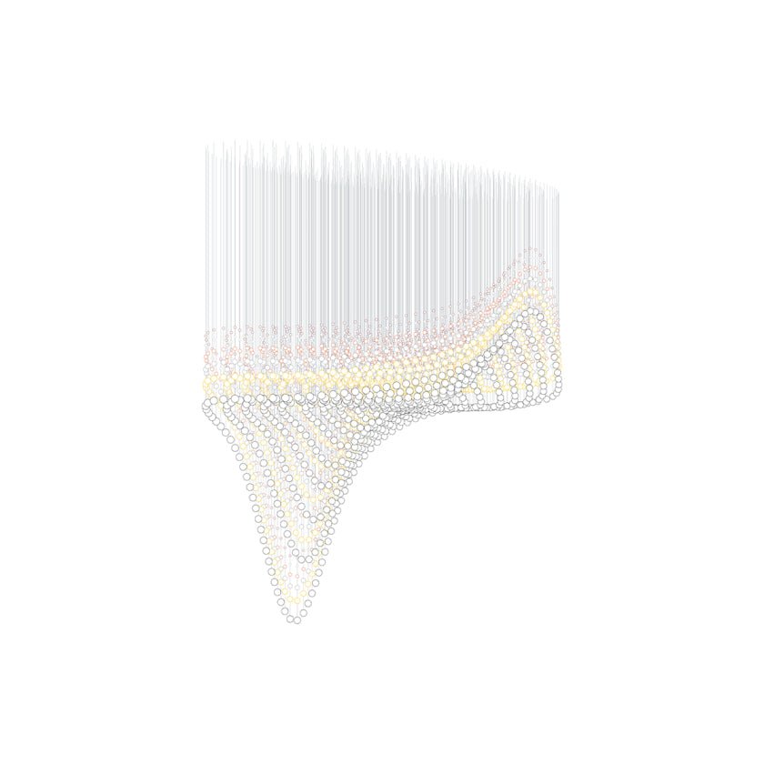 Pearl Curtain Customize Chandelier