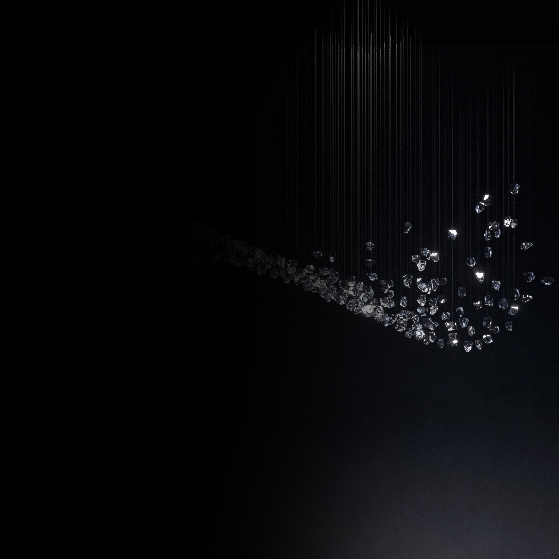 Raw Crystal Customize Chandelier