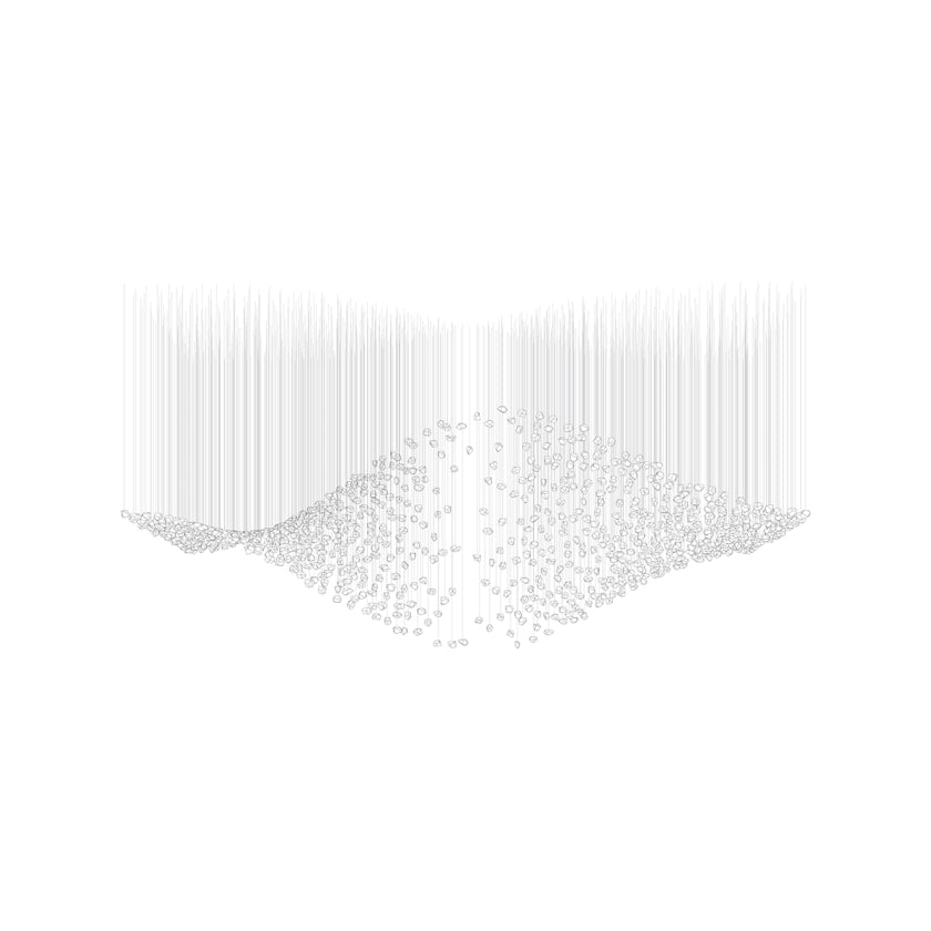 Raw Crystal Customize Chandelier