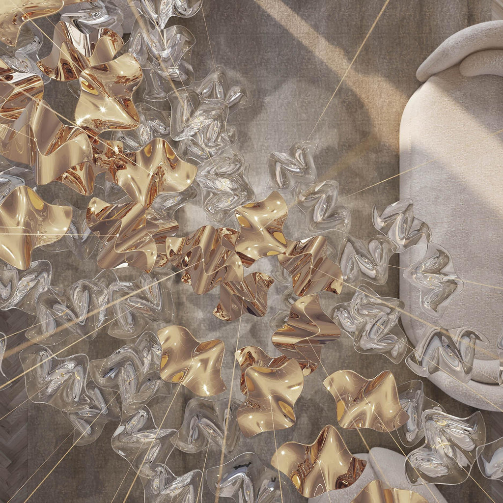 Tidal Art Glass Pendants Lamp