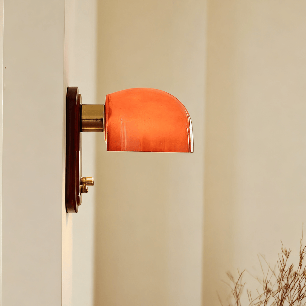 Scarlet Dome Wall Sconce