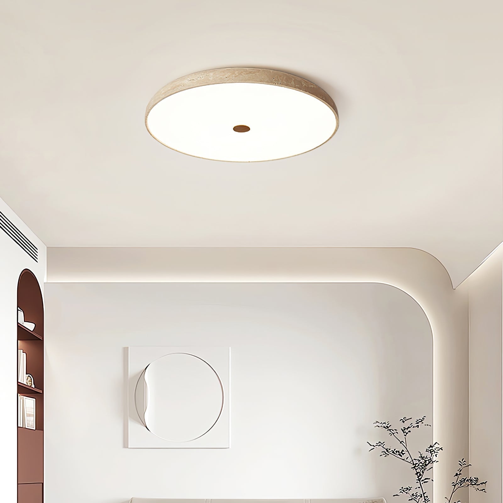Solaro Travertine Ceiling Lamp