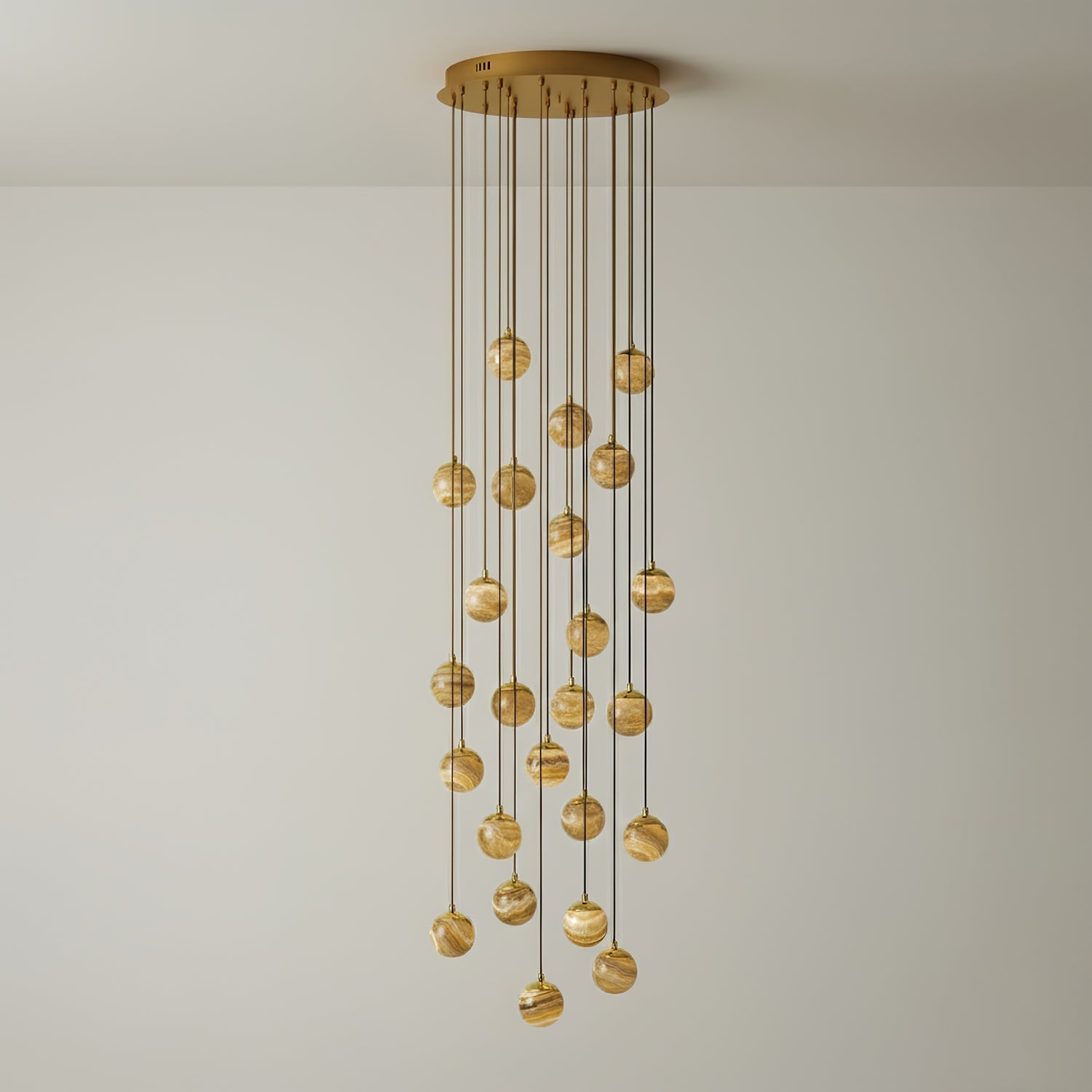 Sultana Alabaster Cluster Chandelier