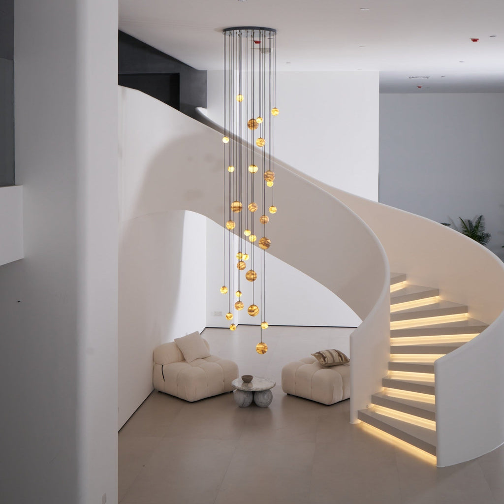 Sultana Alabaster Cluster Chandelier