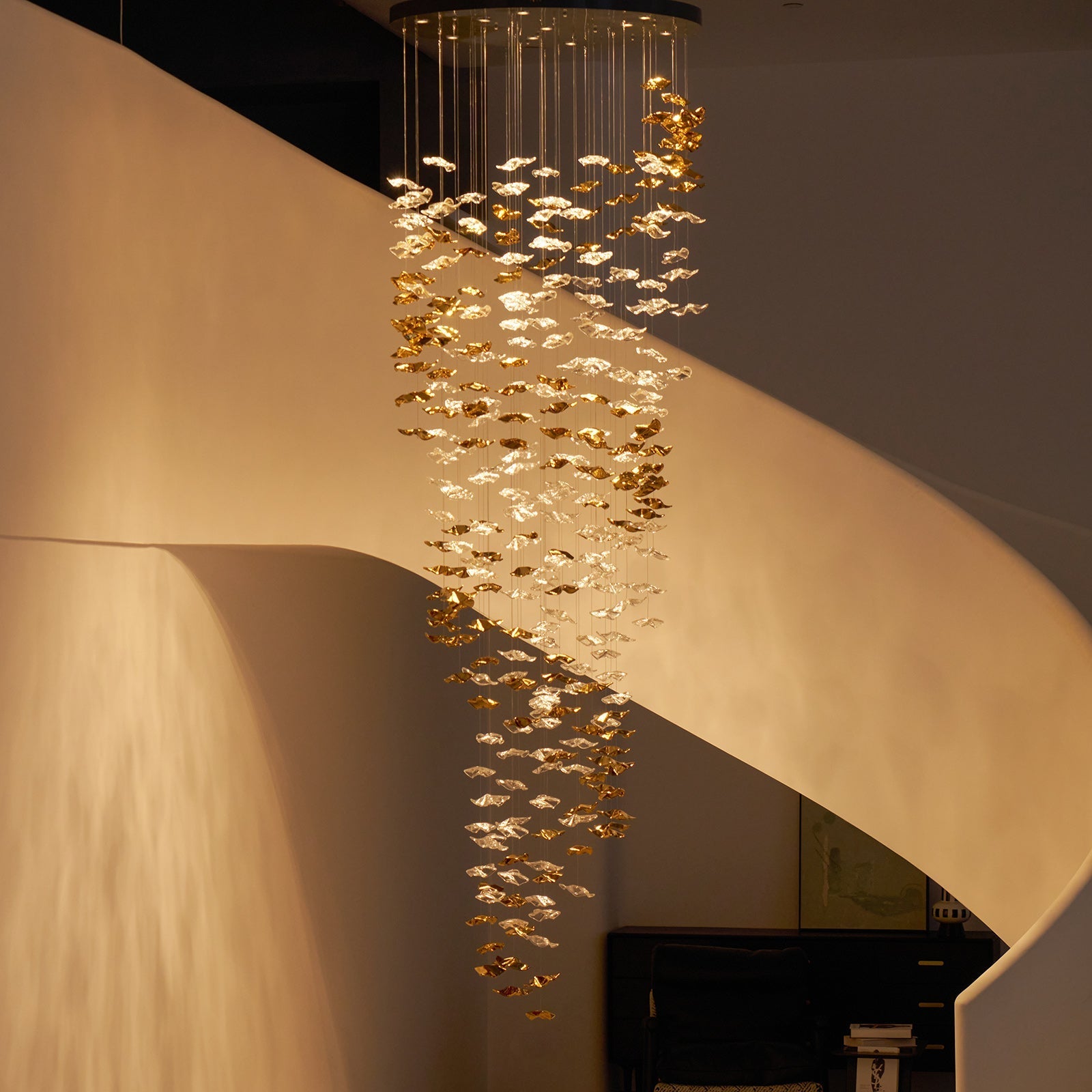 Tidal Art Glass Pendants Lamp