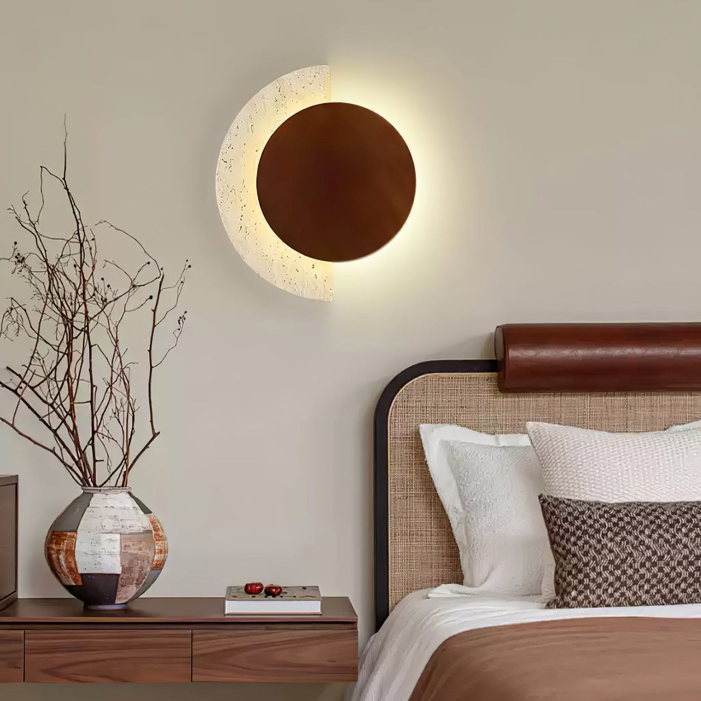Crescent Halo Plug-in Wall Sconce