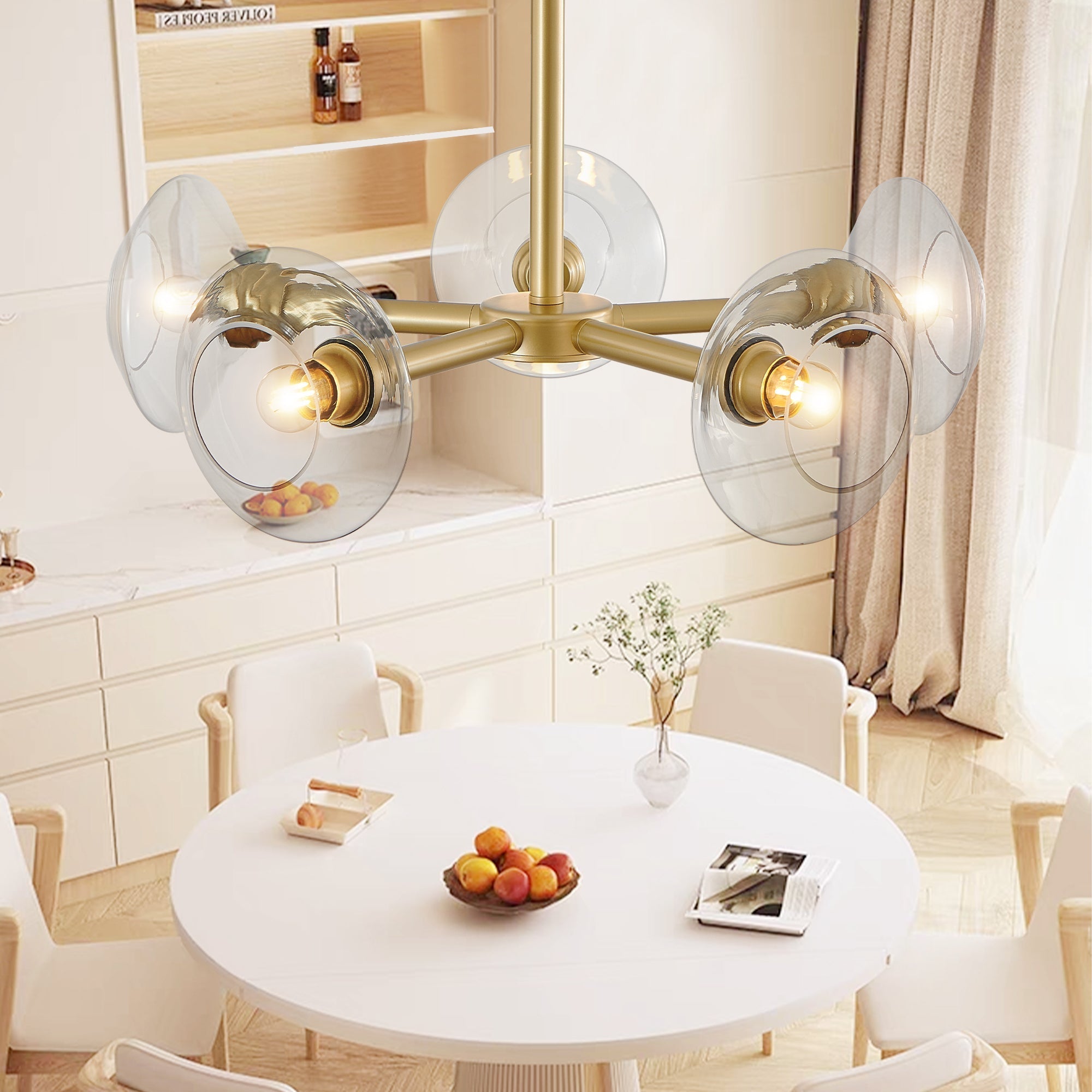 Aenor Gold Sputnik Chandelier