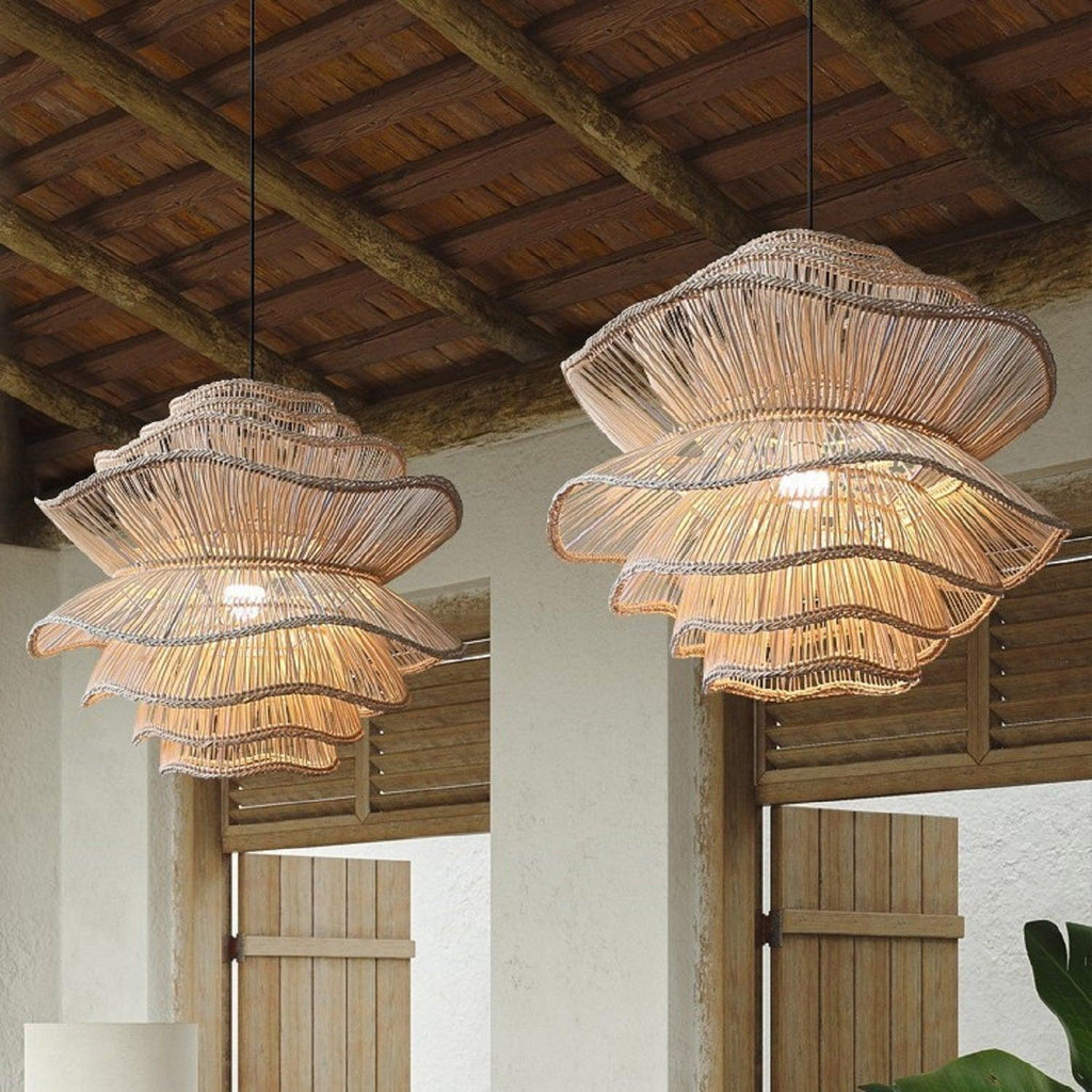 Afterglow Rattan Woven Pendant Light