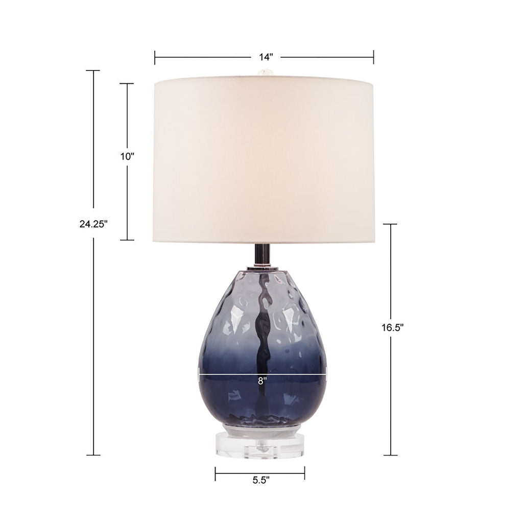 Aivy Ombre Glass Table Lamp