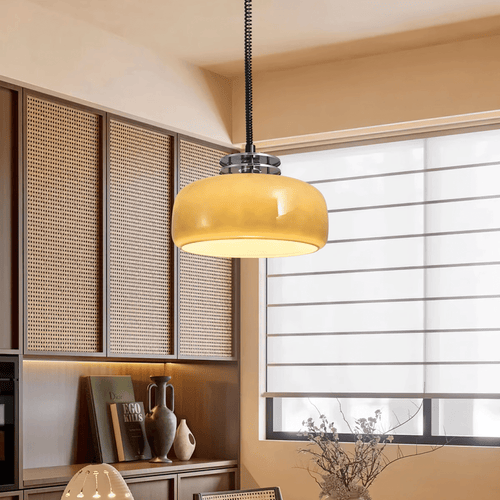 Amber Glow Pendant Light