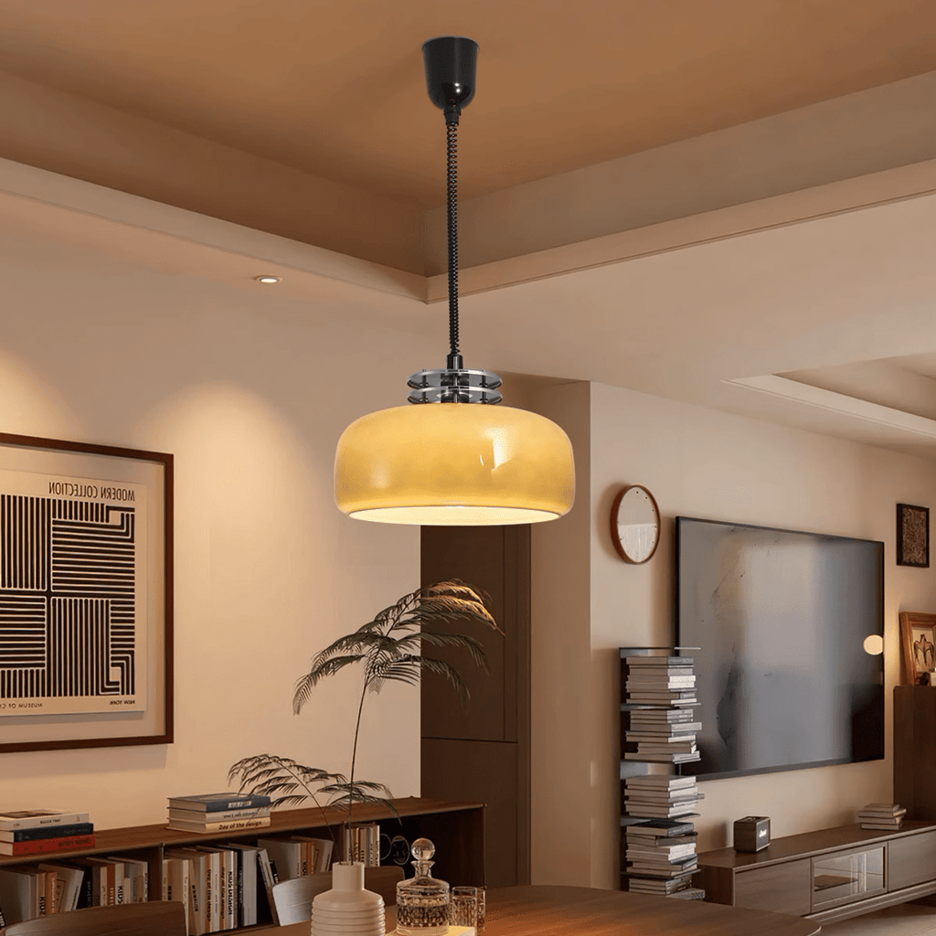 Amber Glow Pendant Light