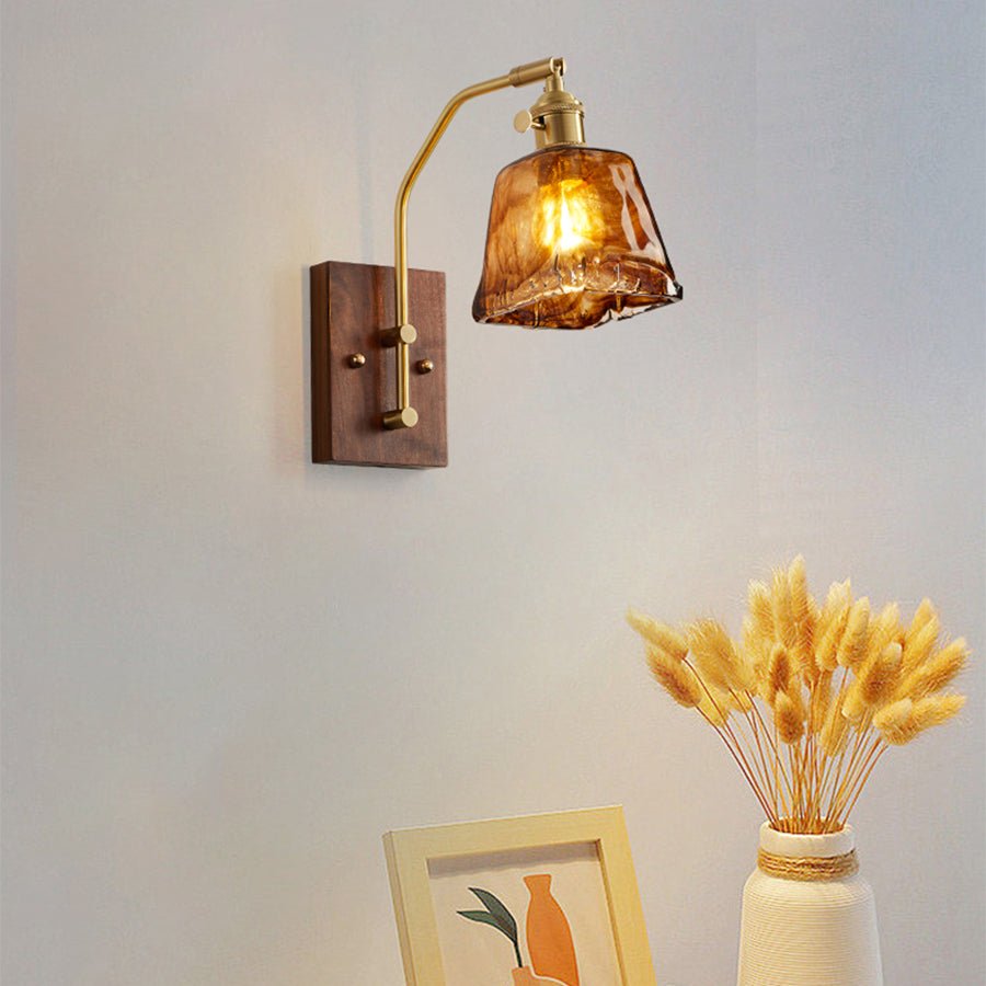Amber Wall Light