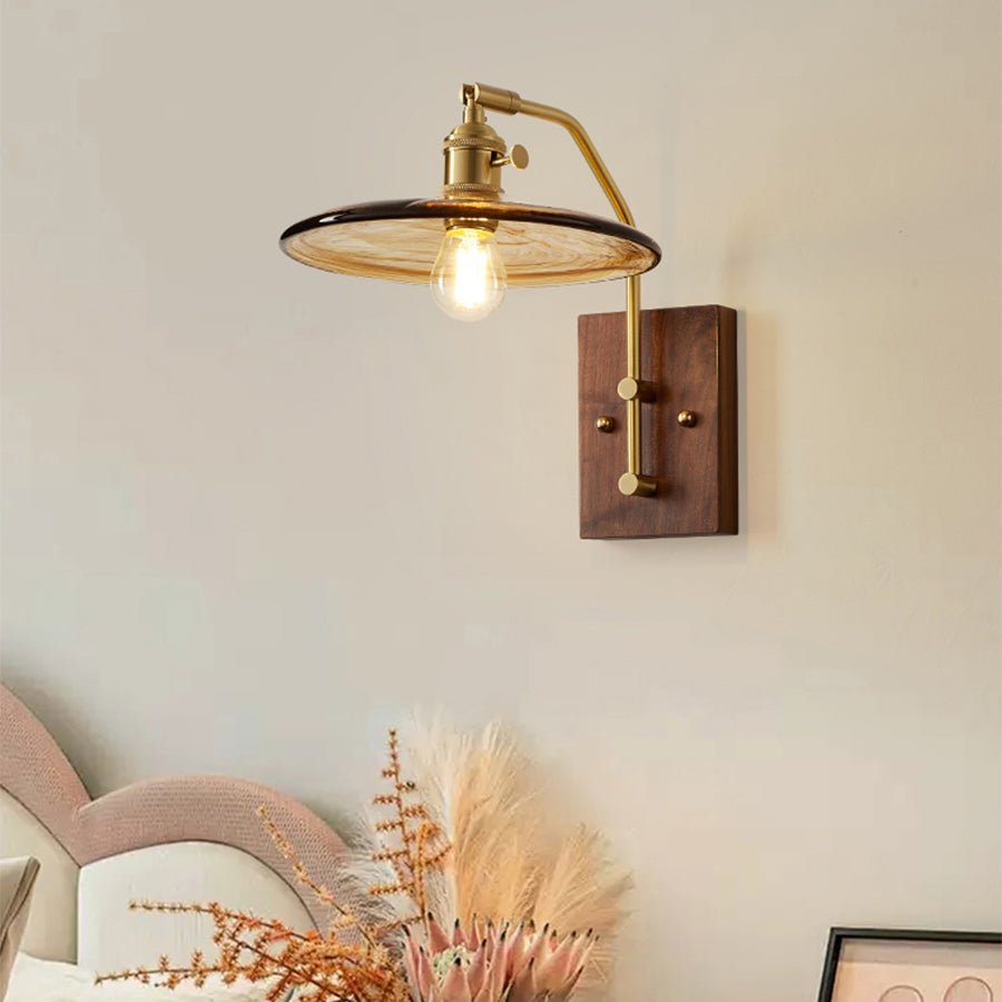 Amber Wall Light