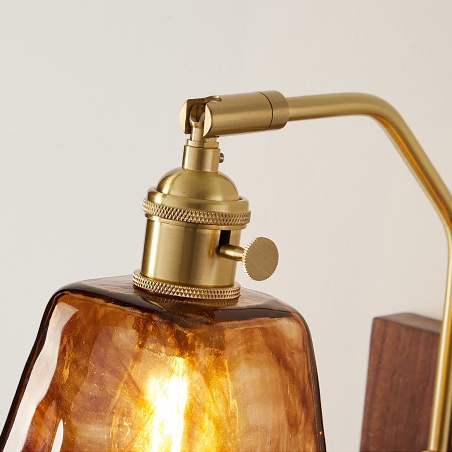 Amber Wall Light