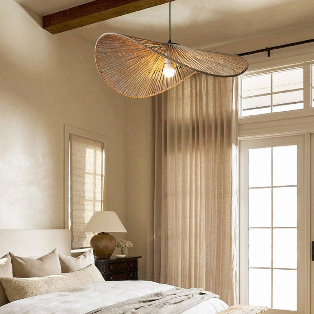 Ancient Rhyme Rattan Woven Pendant Light