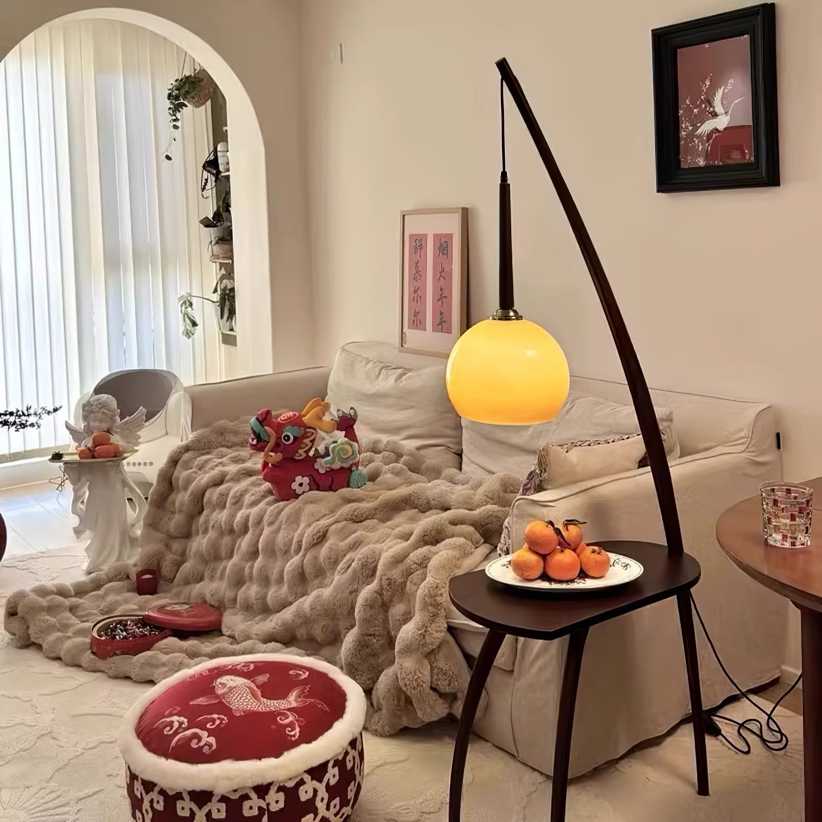 Arc Sphere Floor Lamp - ZozHome