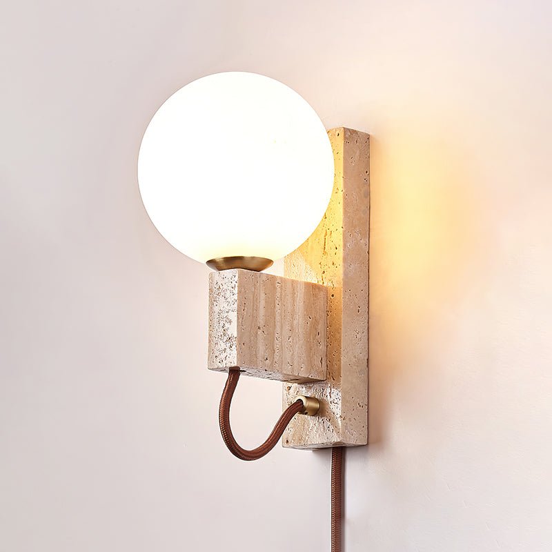 Atlas Globe Wall Sconce - ZozHome
