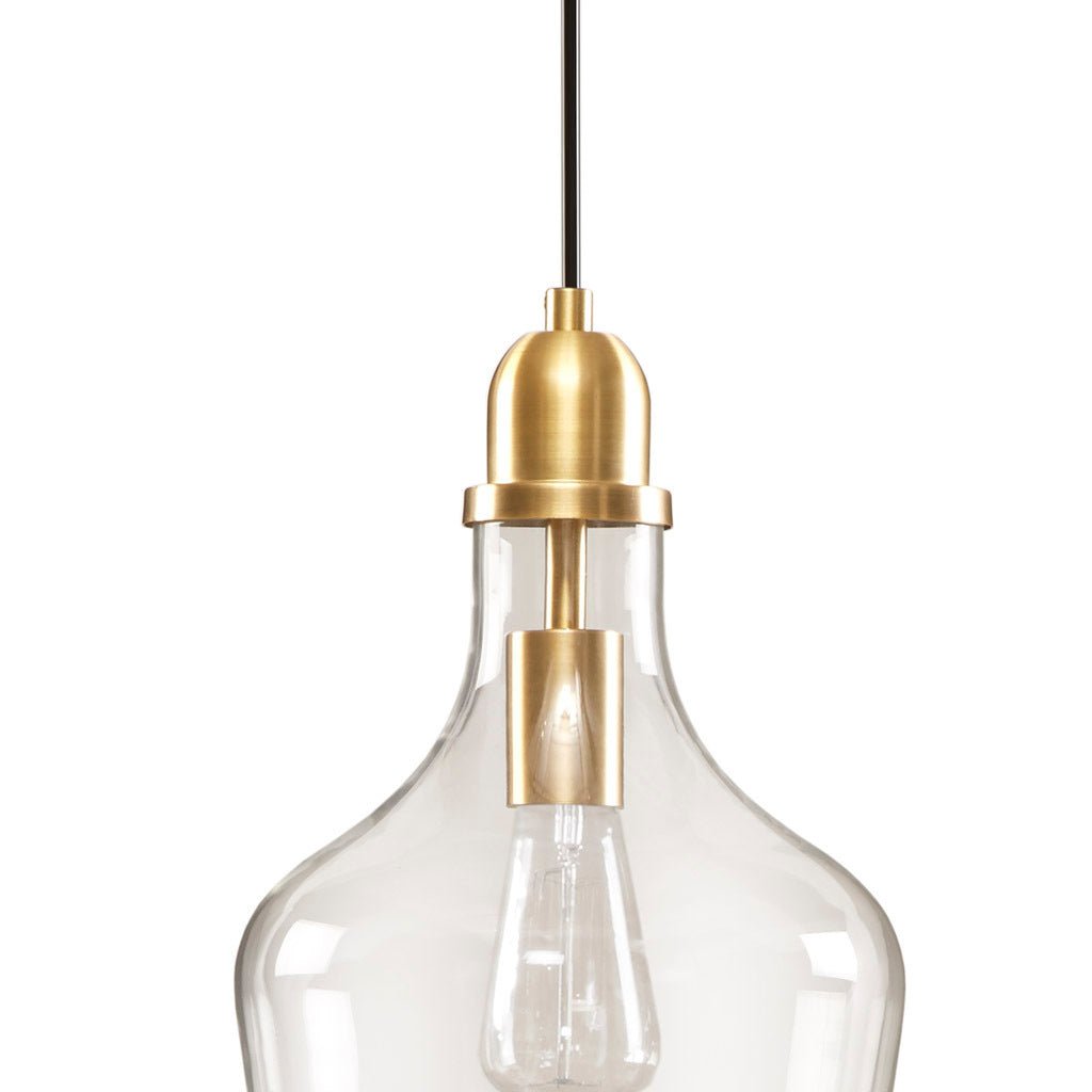Auburn Bell Glass Pendant Light