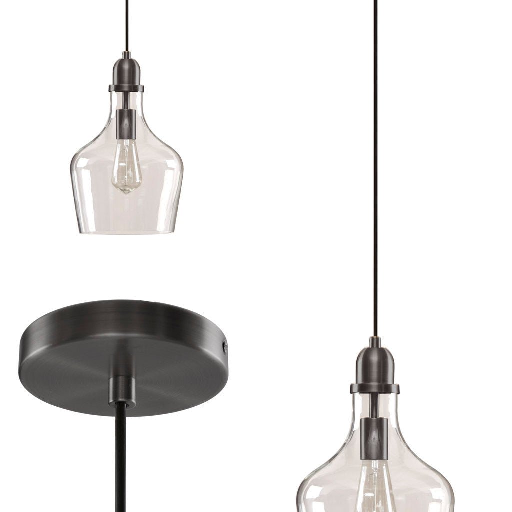 Auburn Bell Glass Pendant Light B