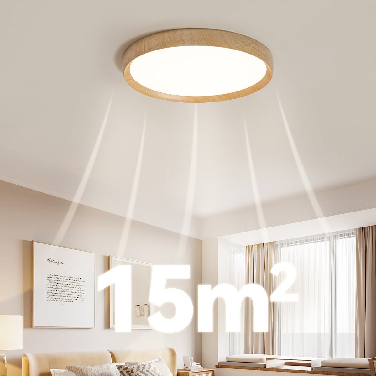 Aurora Wood Ceiling Light