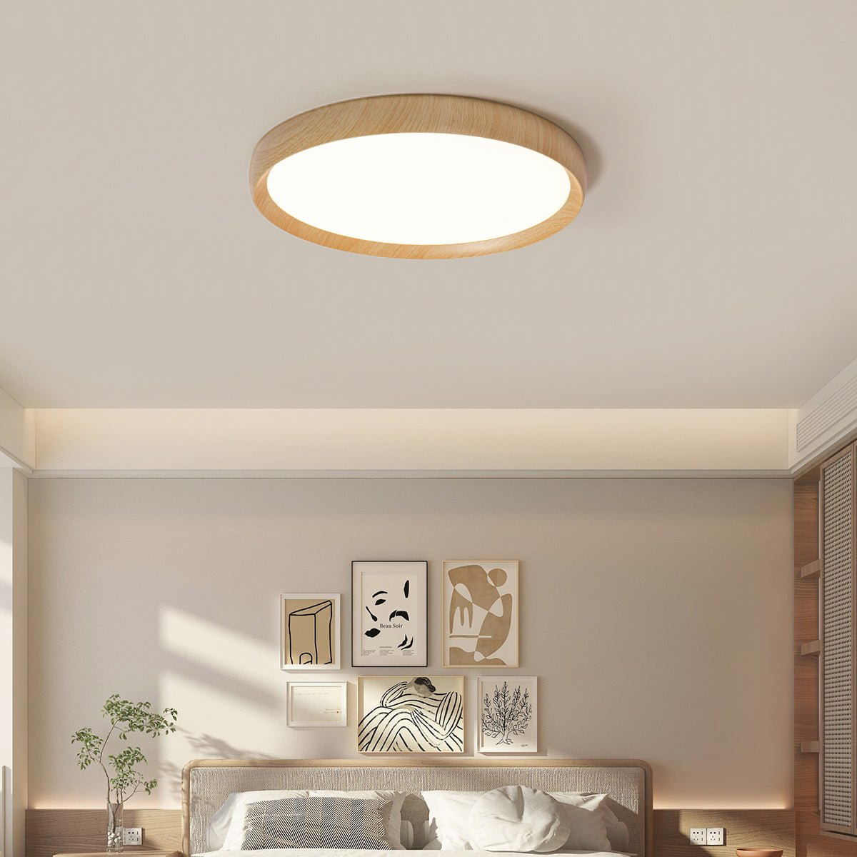 Aurora Wood Ceiling Light