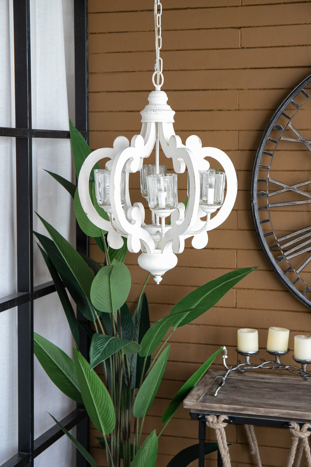 Ayrton Wooden Chandelier