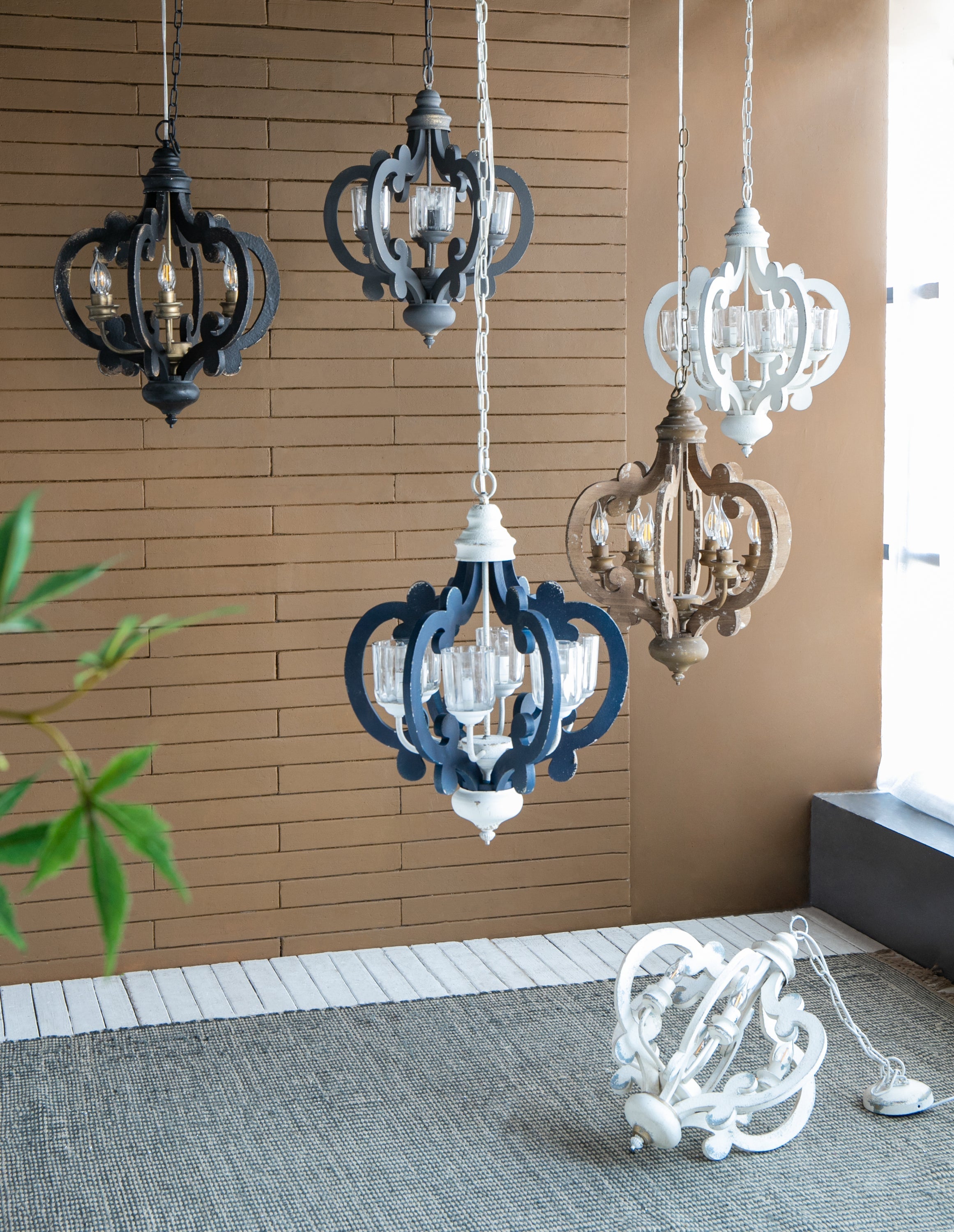 Ayrton Wooden Chandelier