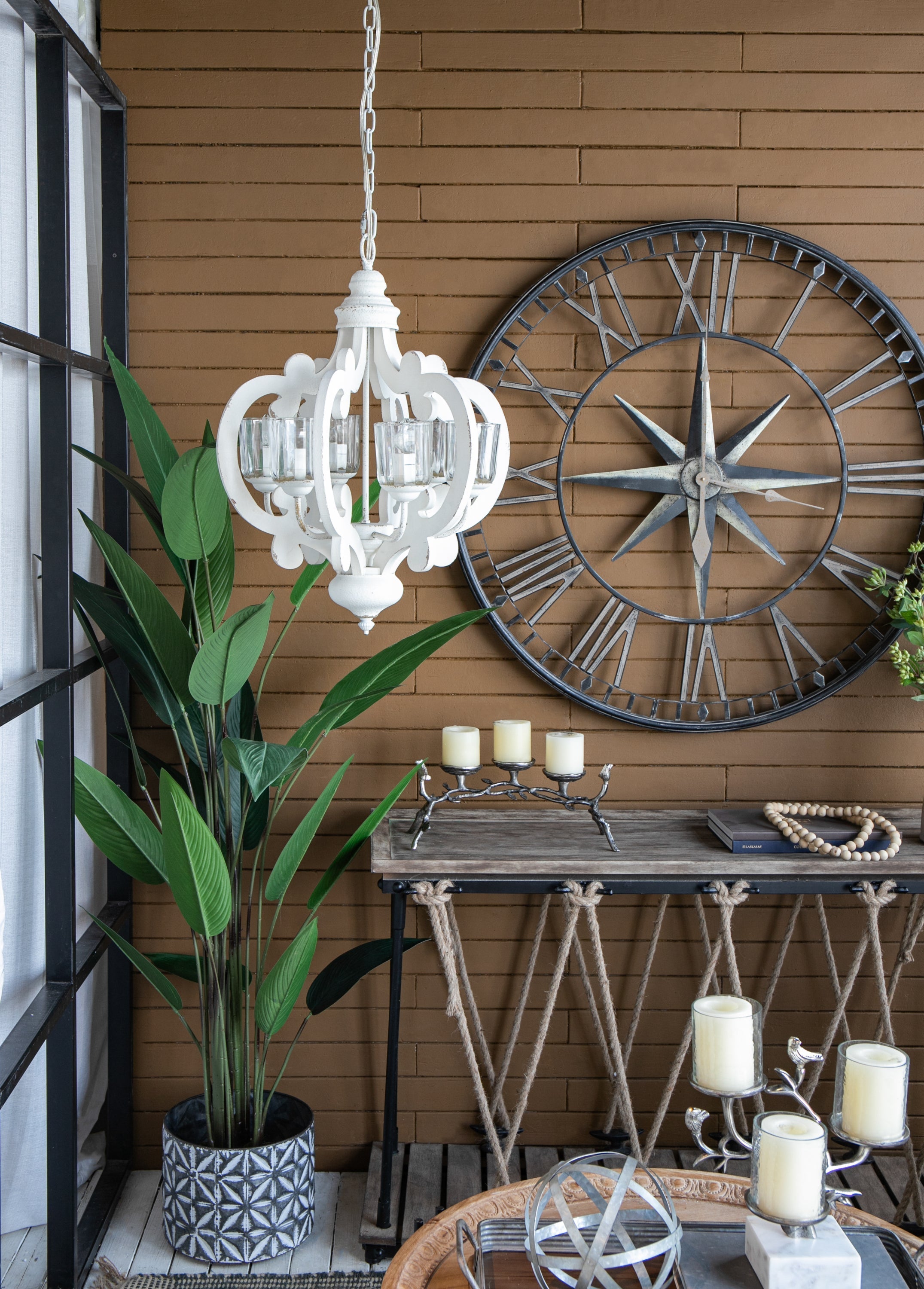 Ayrton Wooden Chandelier