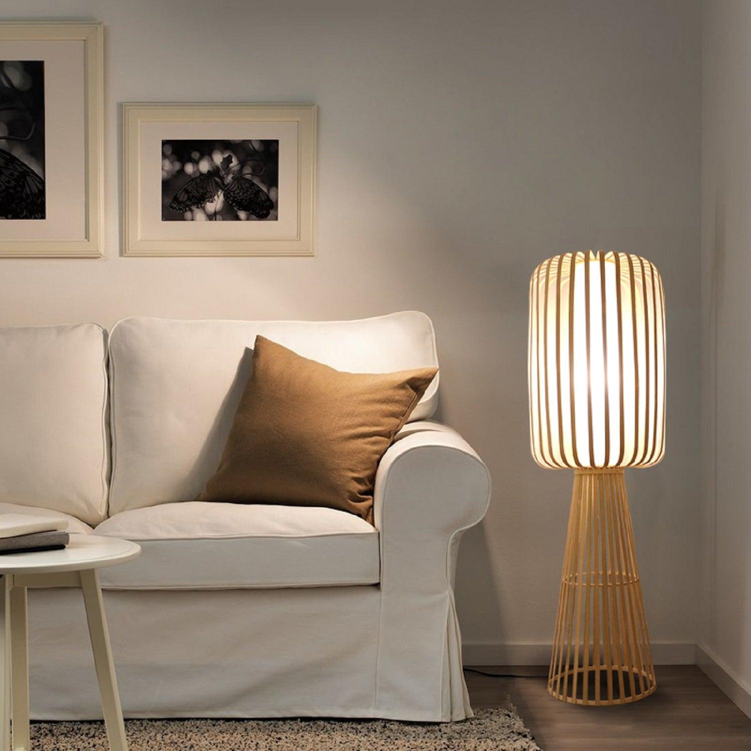 Bamboo Floor Lamp
