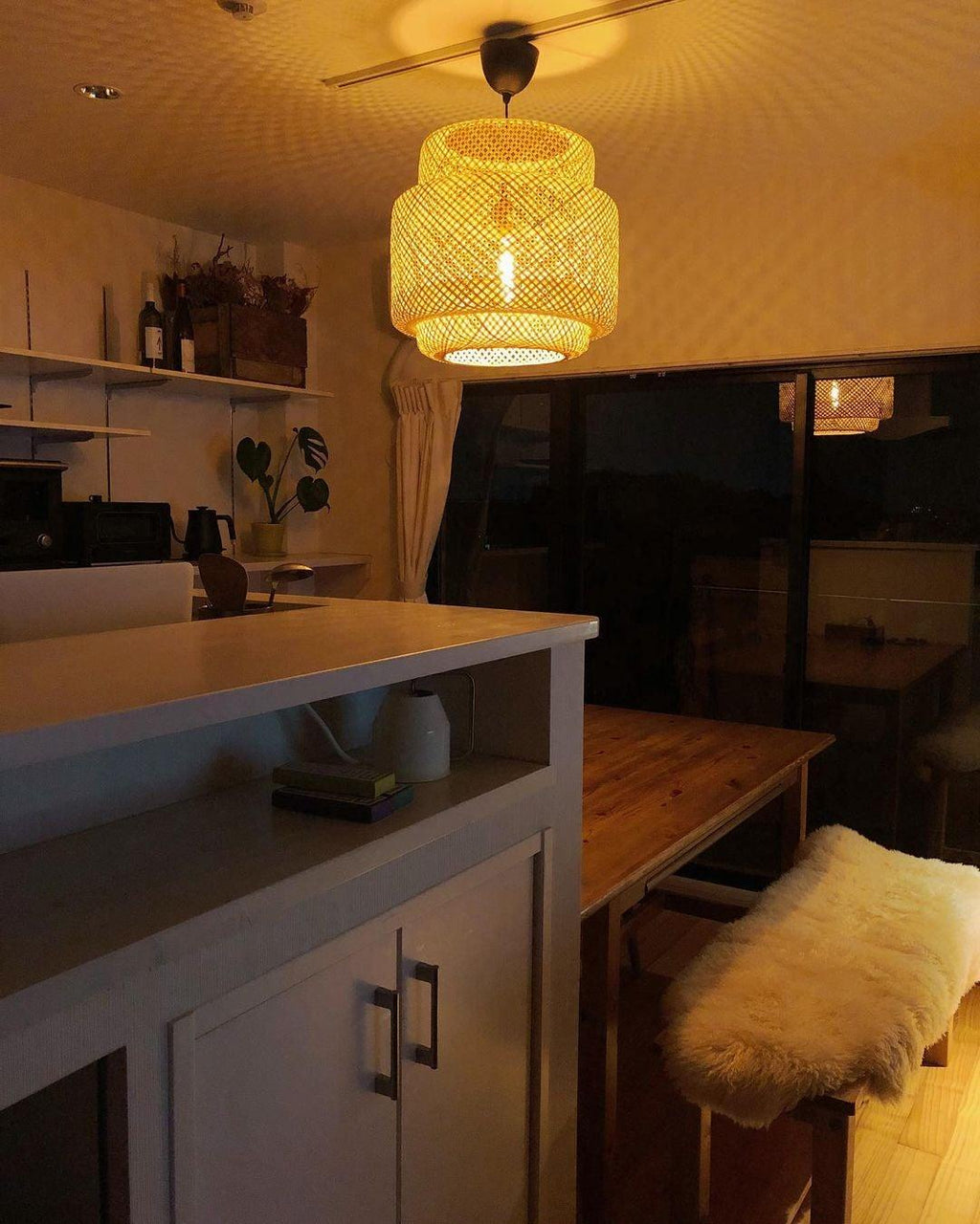 Bamboo Weaving Pendant Light