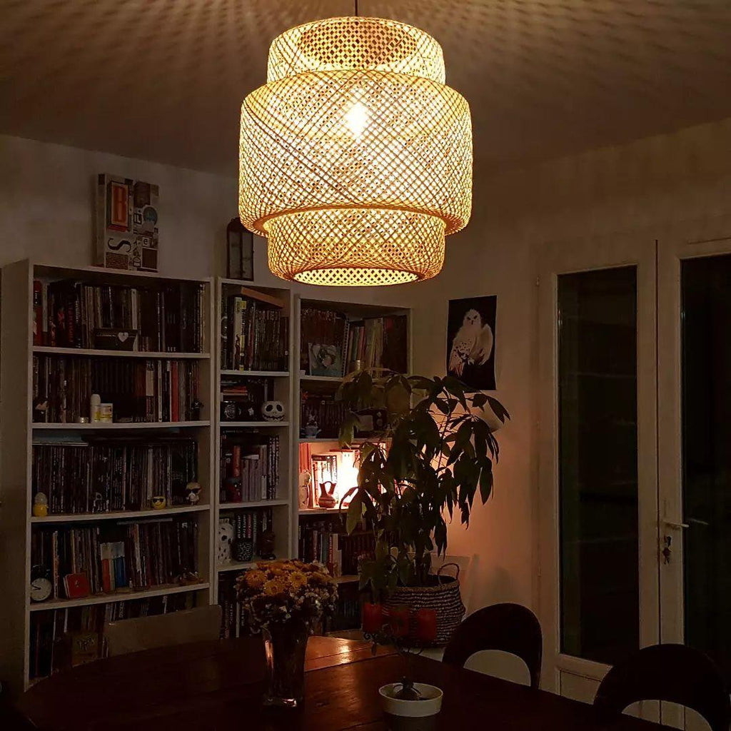 Bamboo Weaving Pendant Light