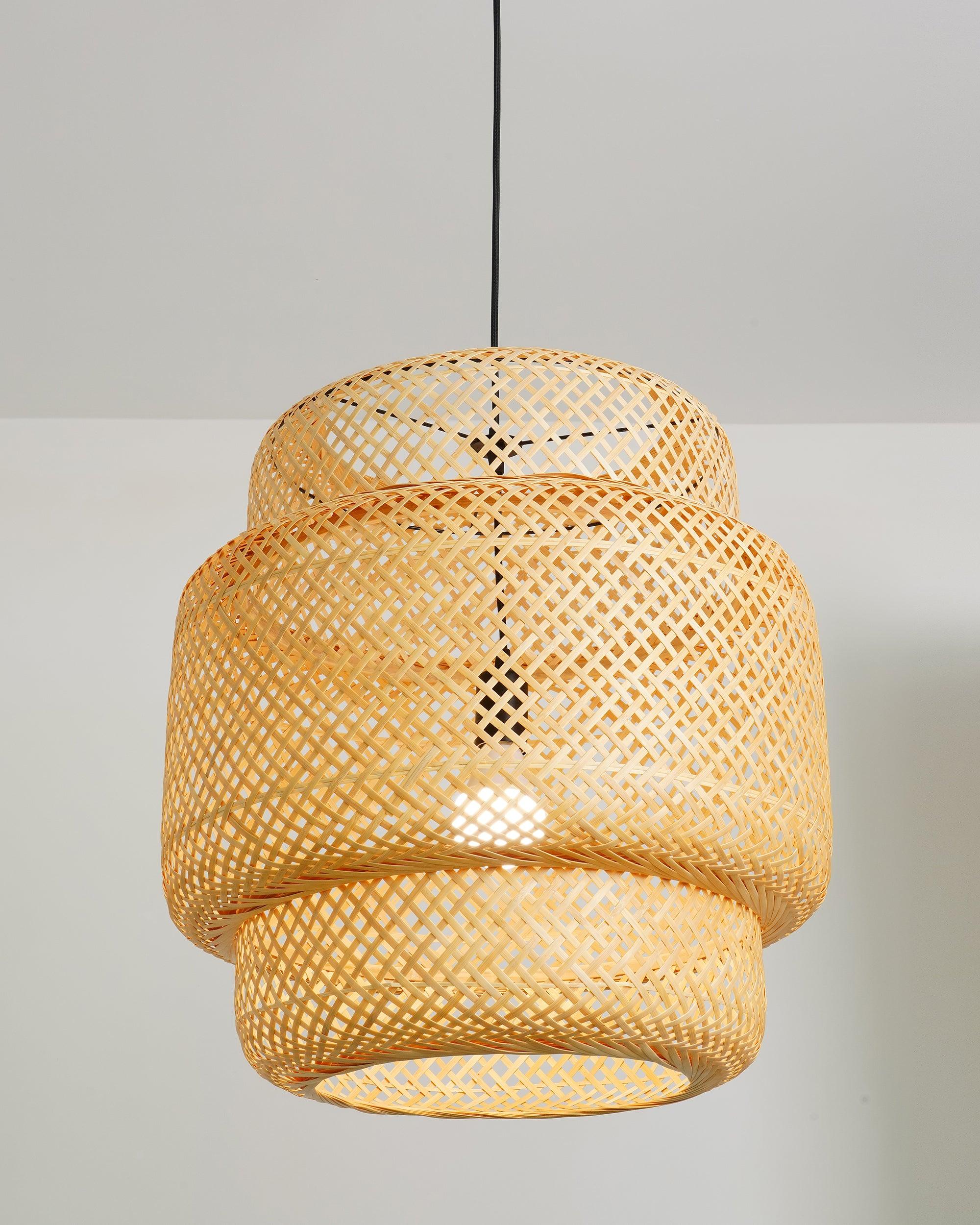 Bamboo Weaving Pendant Light