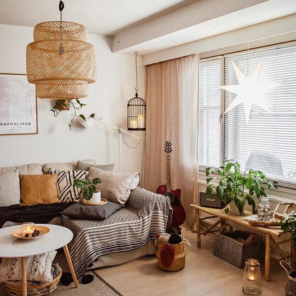 Bamboo Weaving Pendant Light