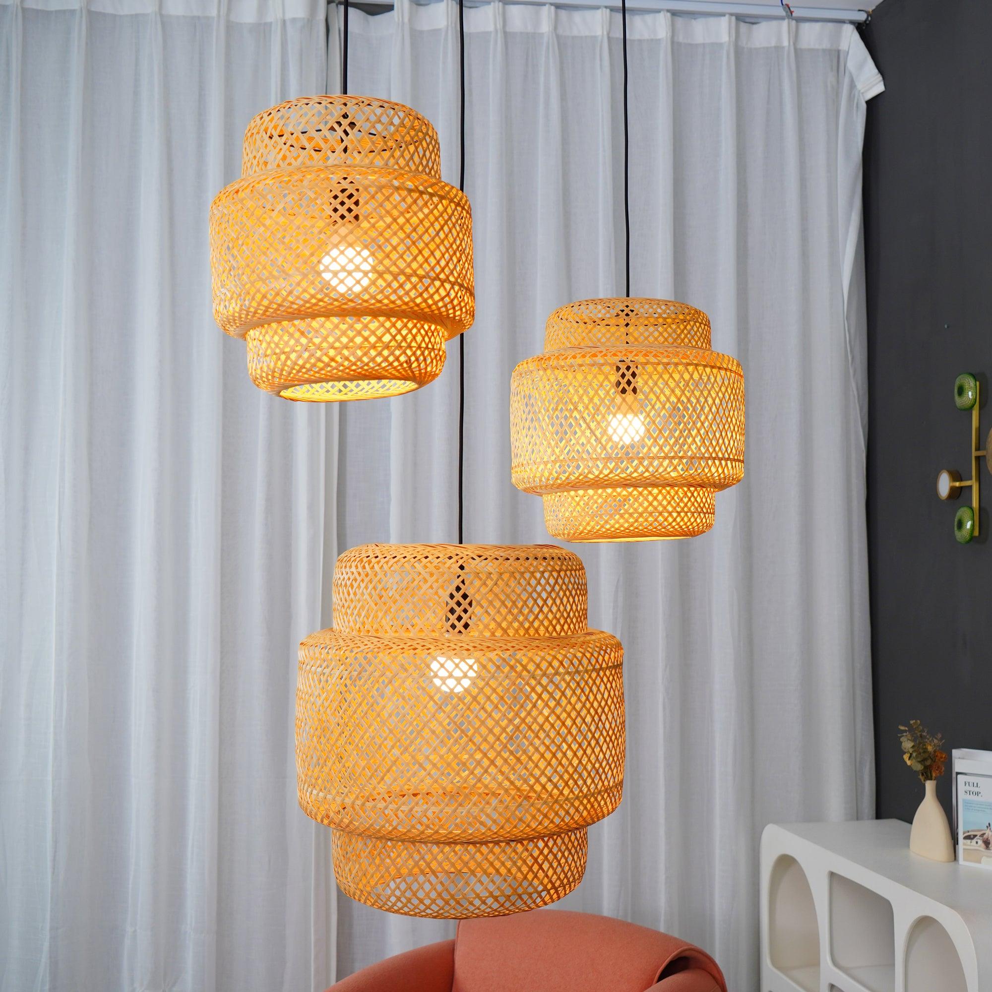 Bamboo Weaving Pendant Light