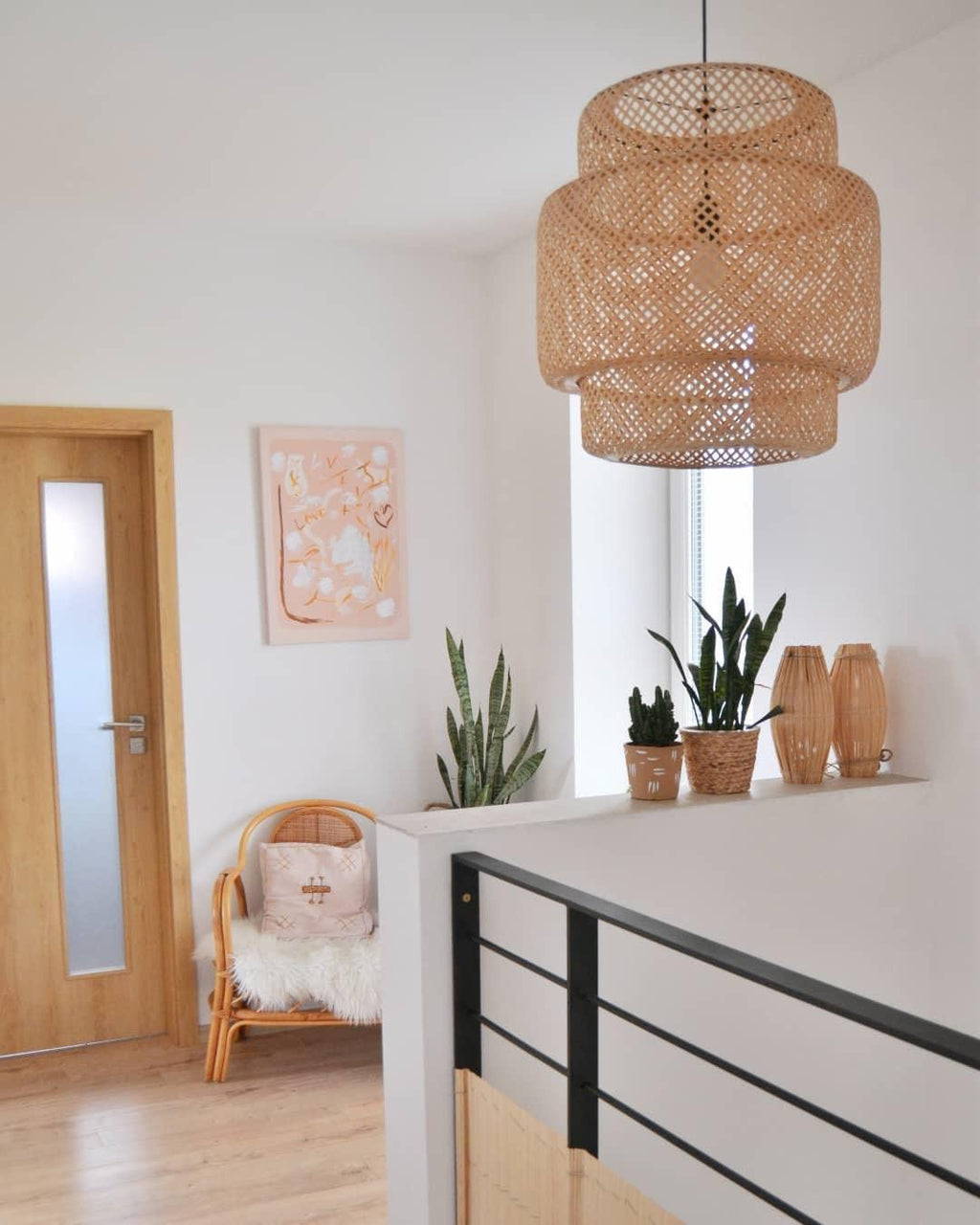 Bamboo Weaving Pendant Light