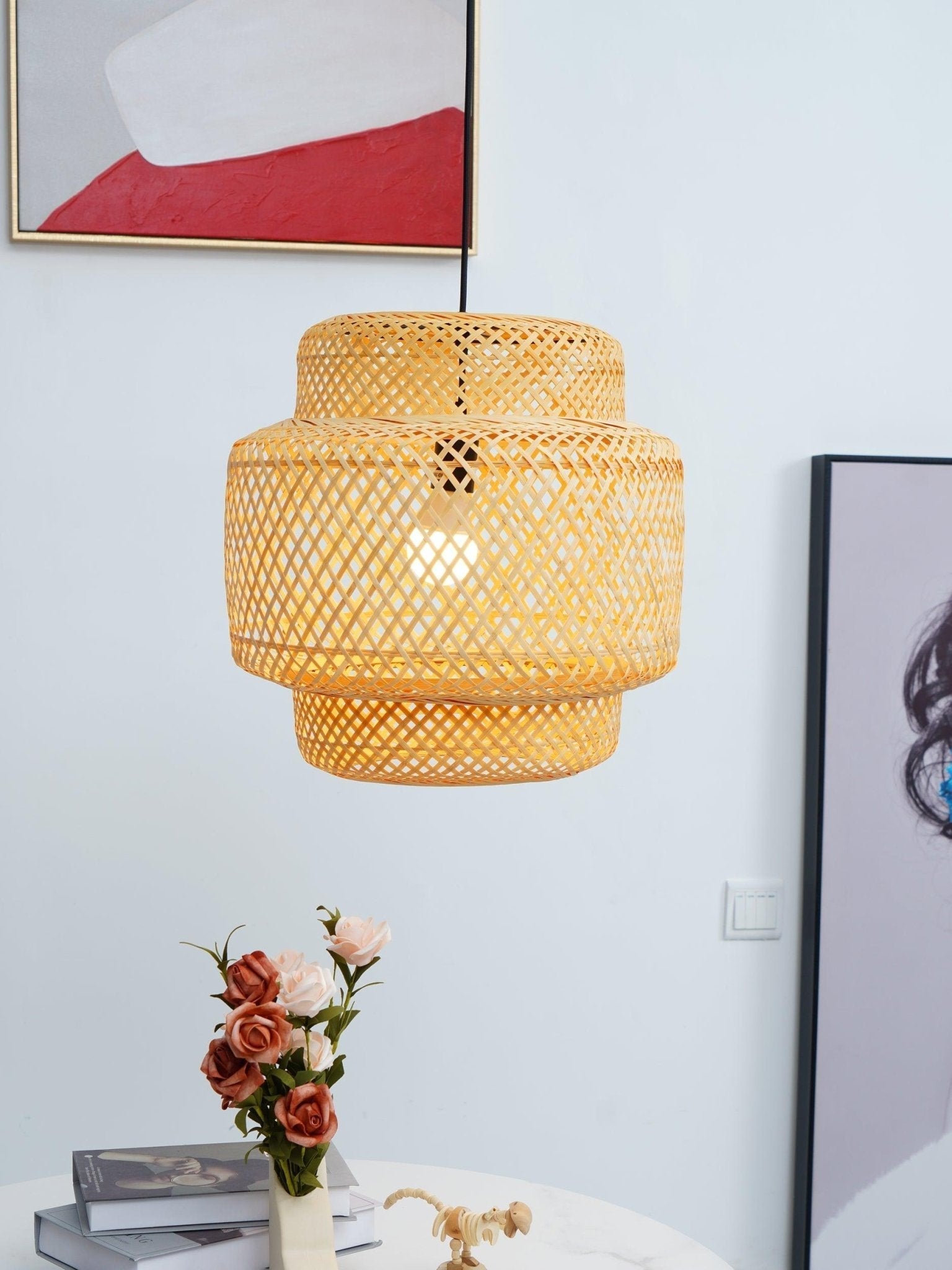 Bamboo Weaving Pendant Light