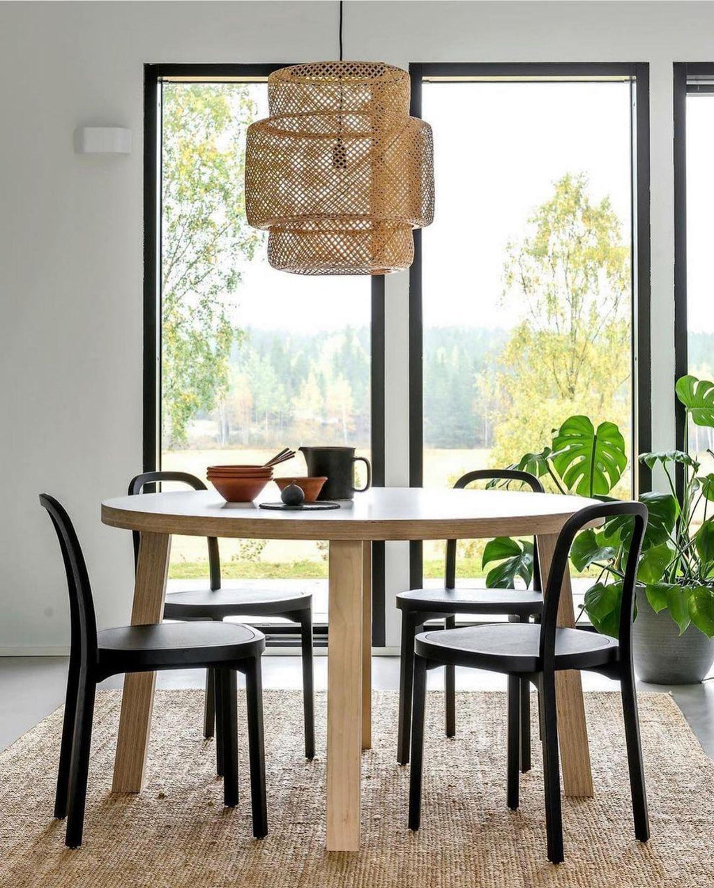 Bamboo Weaving Pendant Light