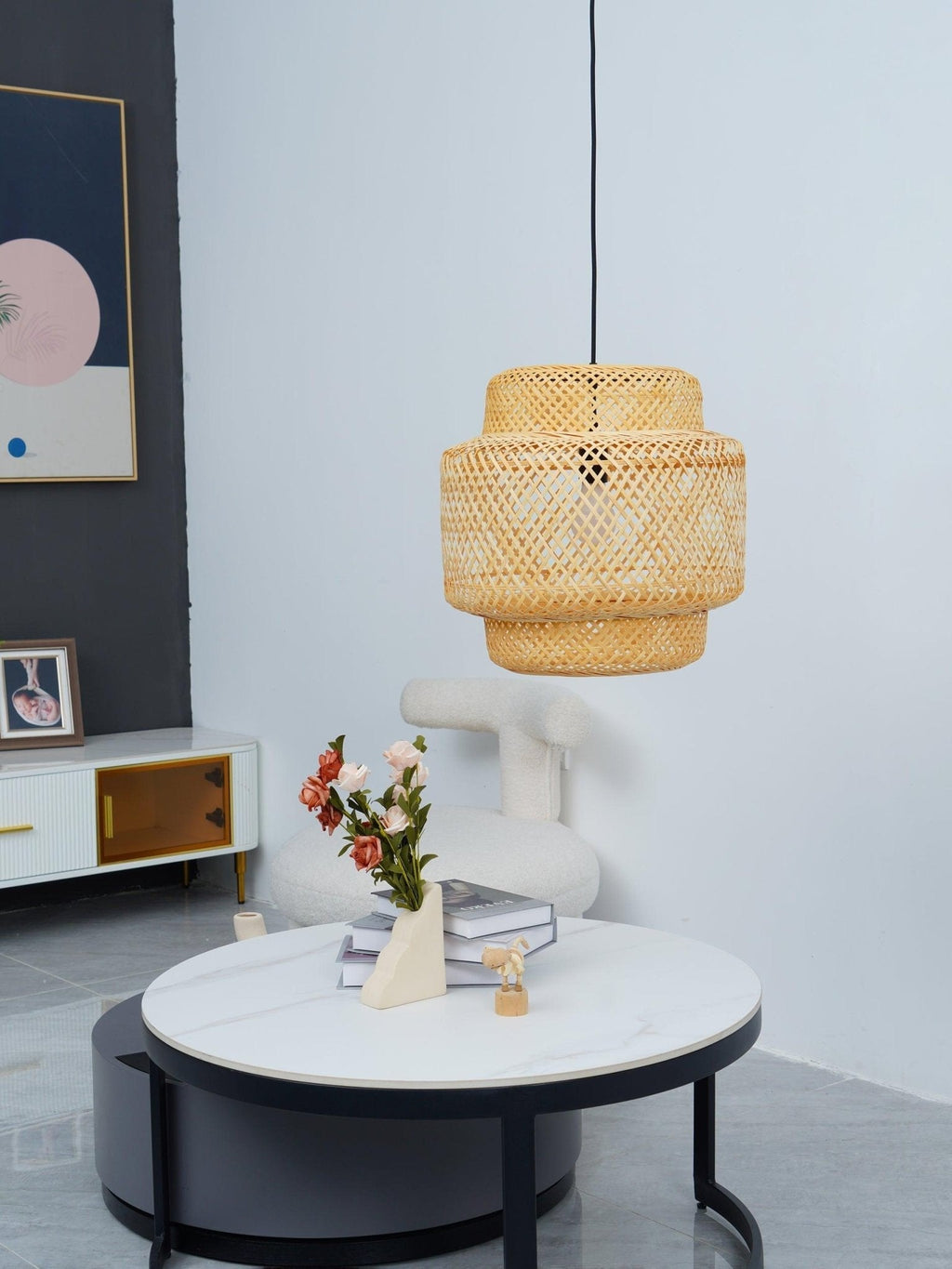 Bamboo Weaving Pendant Light