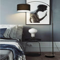 Black Arc Floor Lamp