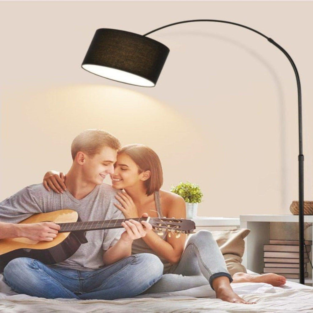 Black Arc Floor Lamp