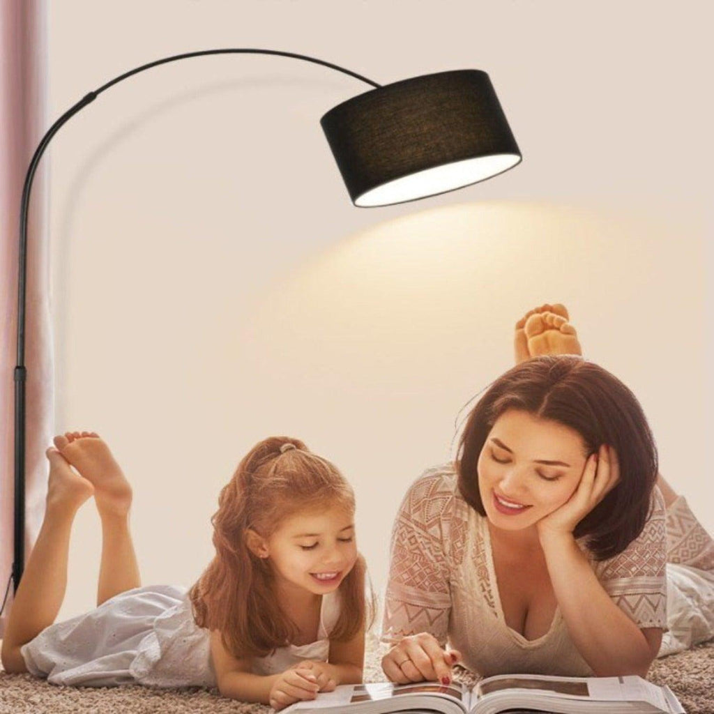 Black Arc Floor Lamp