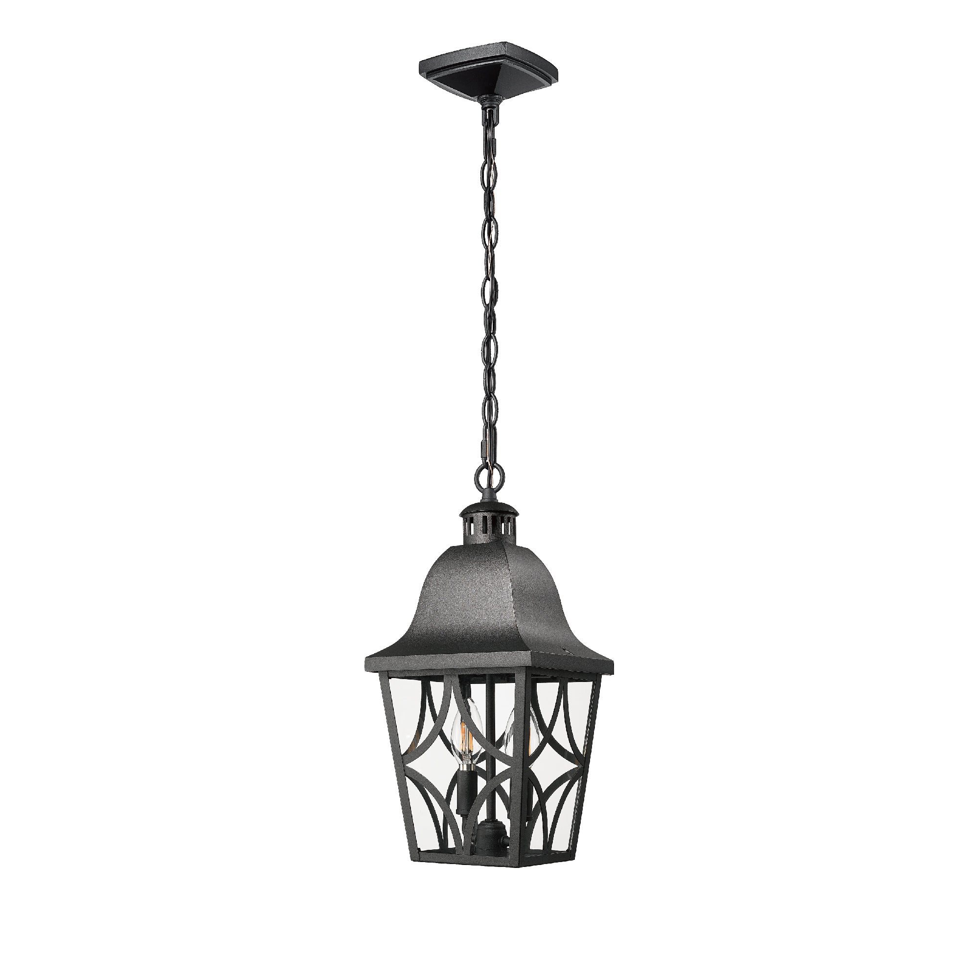 Black Elegance Outdoor Pendant Light