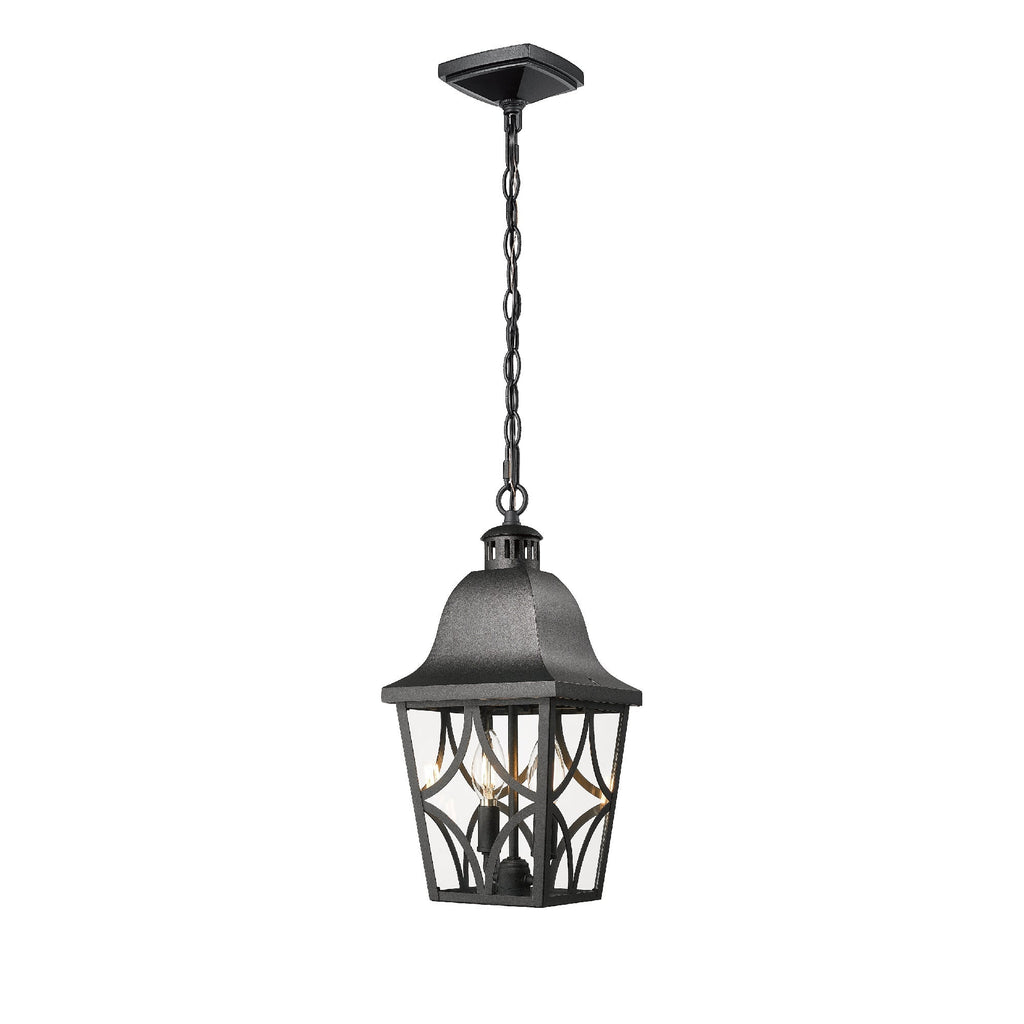 Black Elegance Outdoor Pendant Light