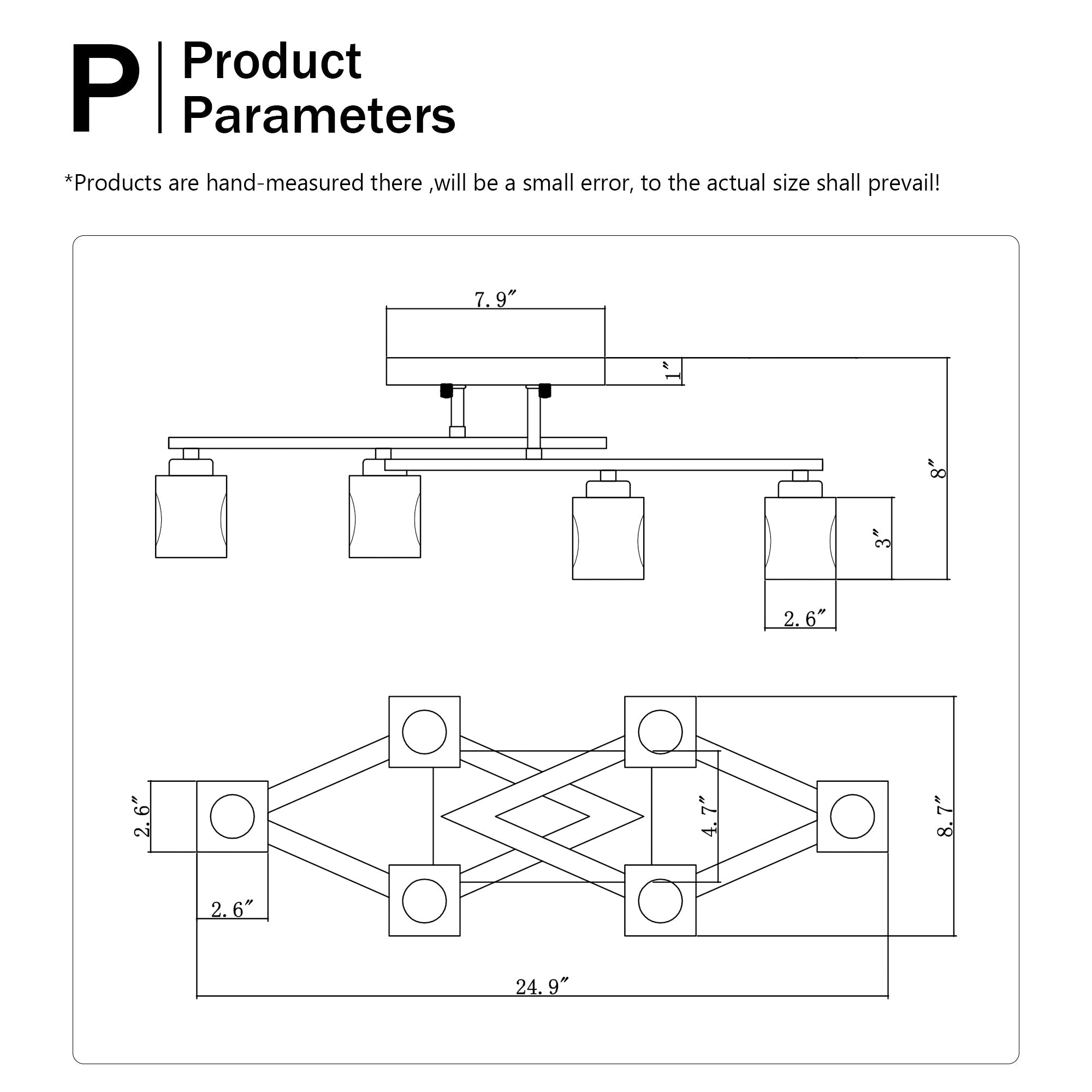 Black Iron Cage Ceiling Light