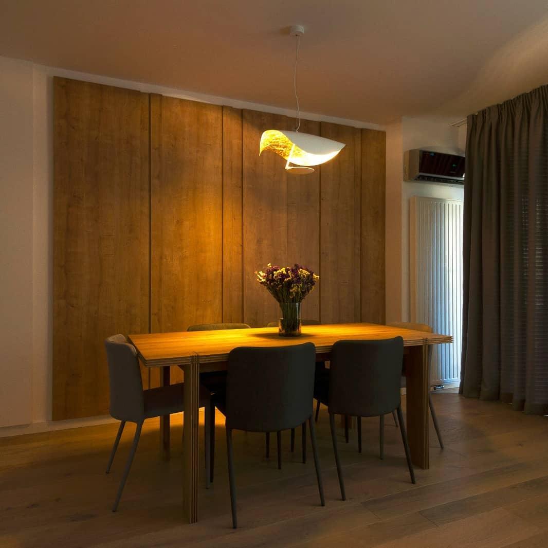 Black Wheel Pendant Light