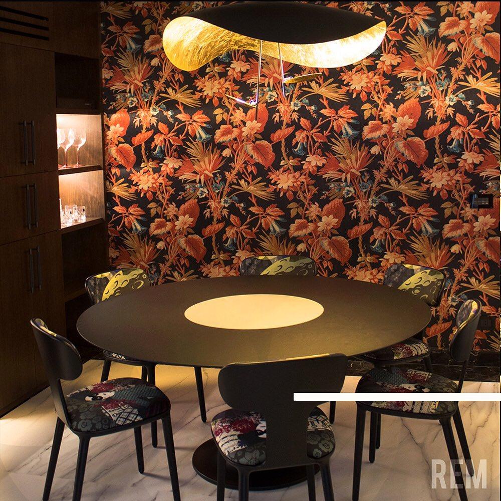 Black Wheel Pendant Light