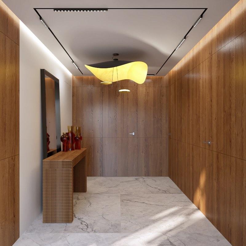 Black Wheel Pendant Light