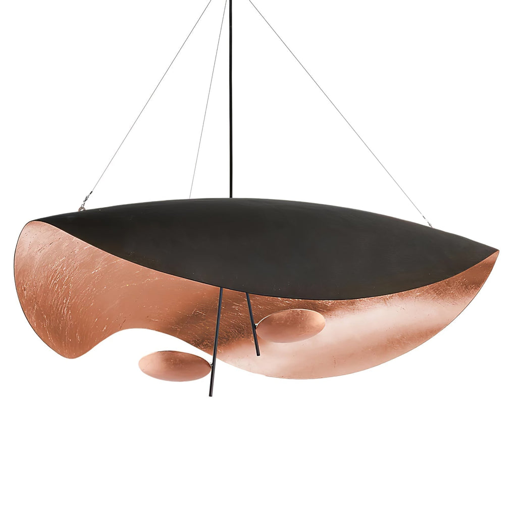 Black Wheel Pendant Light