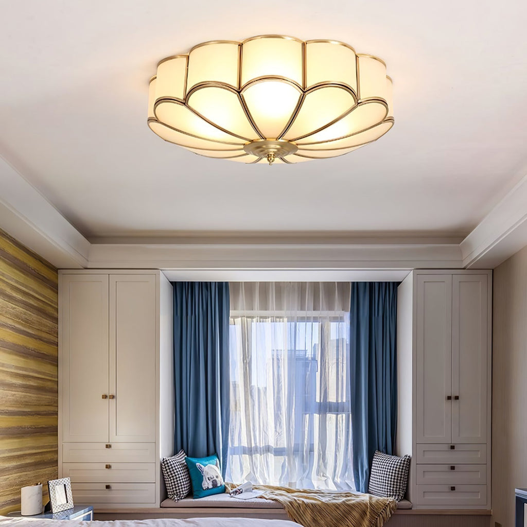 Blooming Glass Ceiling Light