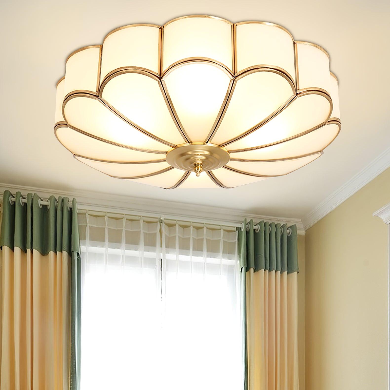 Blooming Glass Ceiling Light